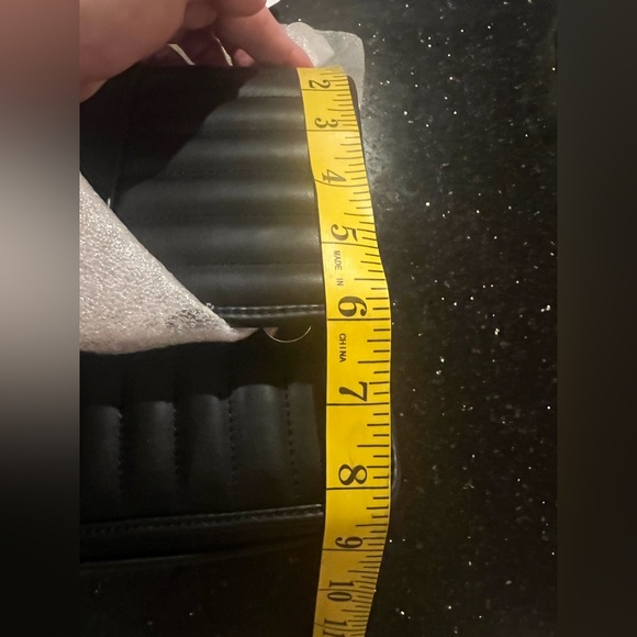 NWT Love Moschino Borsa Napa PU Shoulder Bag in Black with Gold Hardware - Picture 13 of 14